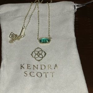 Kendra Scott Elisa Pendant Necklace In London Blue